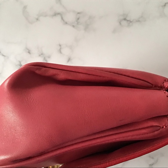 Miu Miu Miu clutch smooth antique leather deliberately stained to look old - Picture 9 of 16